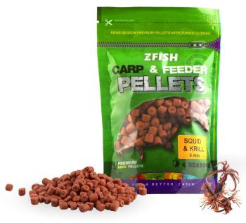 Zfish chytací pelety carp & feeder pellets 8 mm 200 g - squid krill