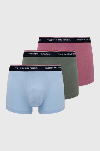 Boxerky Tommy Hilfiger 3-pack pánské, červená barva, 1U87903842