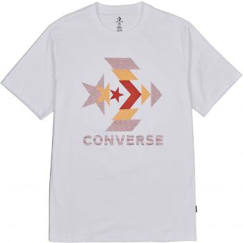 Converse ZOOMED IN GRAPPHIC TEE Pánské tričko, bílá, velikost M