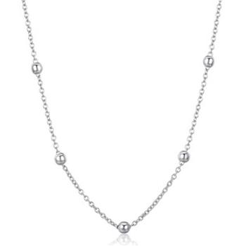 NUBIS® Stříbrný náhrdelník s kuličkami - NB-2275-ST