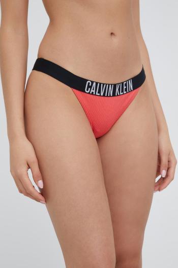 Plavkové kalhotky Calvin Klein oranžová barva