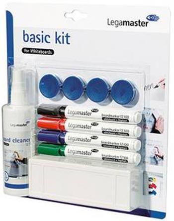 Legamaster 7-125100 basic Kit for Whiteboards popisovač na bílé tabule černá, modrá, červená, zelená vč. mazací houby, čistícího prostředku, magnetů 4