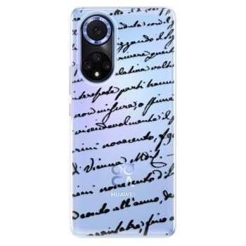 Odolné silikonové pouzdro iSaprio - Handwriting 01 - black - Huawei Nova 9