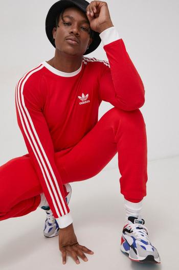 Kalhoty adidas Originals HG3904 pánské, červená barva, hladké