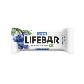 Tyčinka Lifebar borůvková s quinoou RAW 40 g BIO   LIFEFOOD