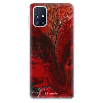 Odolné silikonové pouzdro iSaprio - RedMarble 17 - Samsung Galaxy M31s