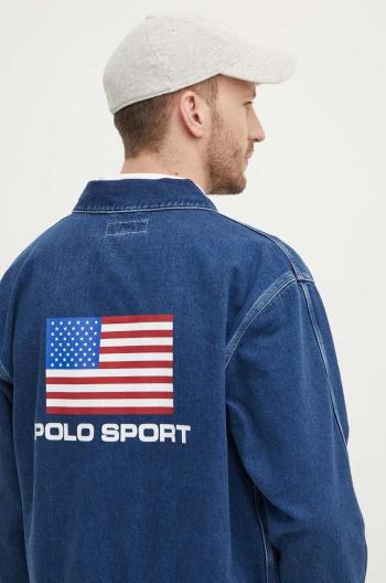 Džínová bunda Polo Ralph Lauren pánská, přechodná, 710937667