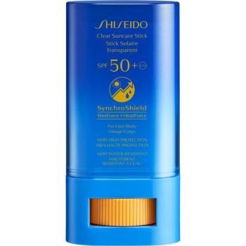 Shiseido Sun Care Clear Stick UV Protector WetForce lokální péče proti slunečnímu záření SPF 50+ 20 g