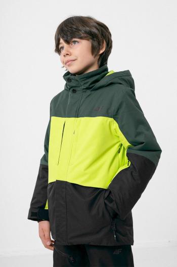 Dětská lyžařská bunda 4F zelená barva