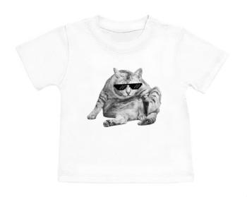 Tričko pro miminko Drsná kočka