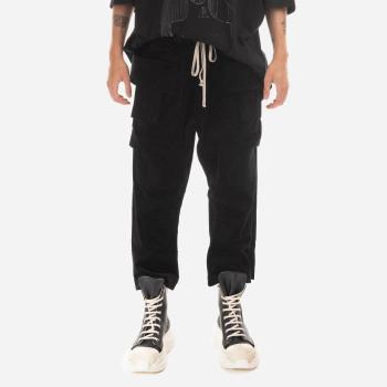 Pánské kalhoty Drkshdw Woven Pants Creatch Cargo Cropped Drawstring DU02B4371 vs BLACK