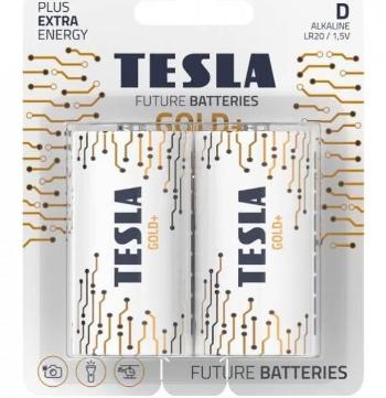 TESLA BATTERIES D GOLD+ (LR20 / BLISTER FOIL 2 PCS)