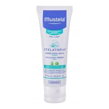 Mustela Bébé Stelatopia Emollient Cream 40 ml denní pleťový krém pro děti na suchou pleť; na atopickou pleť