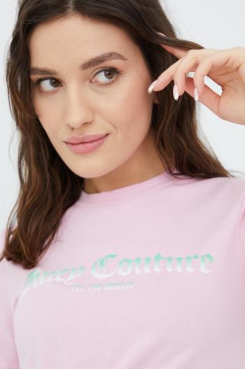 Tričko Juicy Couture růžová barva