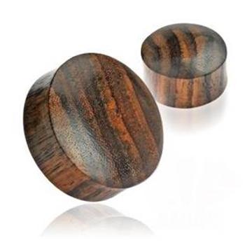 Šperky4U Sono wood plug do ucha  - PL01025-14