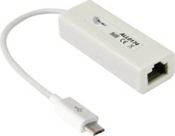 Síťový adaptér 100 MBit/s Allnet ALL-HS02530_LAN_OPTION LAN (až 100 Mbit/s), microUSB