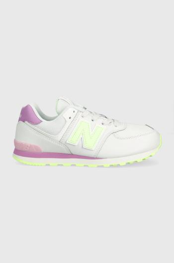 Dětské sneakers boty New Balance GC574CX bílá barva