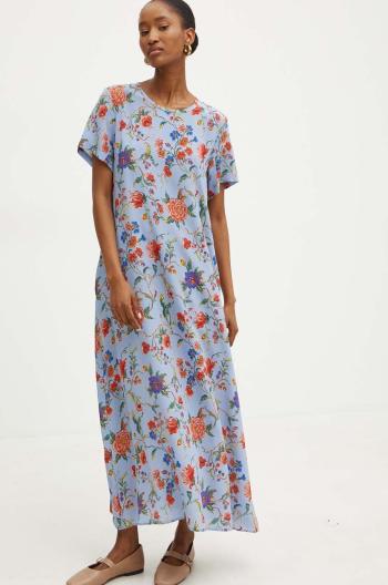 Hedvábné šaty Weekend Max Mara maxi, 2425226101600