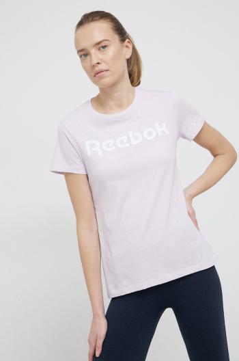 Sportovní triko Reebok H51870 fialová barva