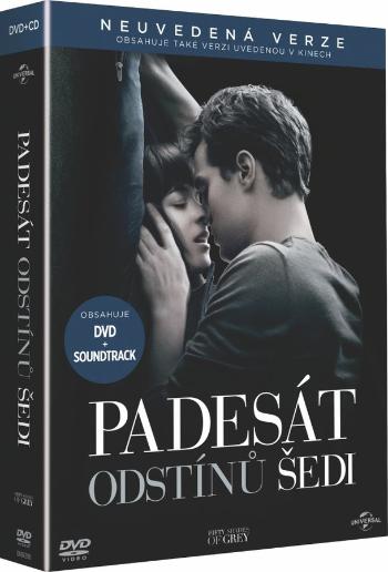 Padesát odstínů šedi (DVD) + CD soundtrack (limitovaná edice)