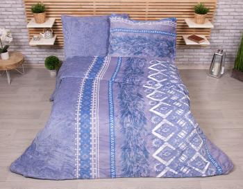 TP Francouzské mikroflanelové povlečení 220x200+2x70x90 - Orient blue