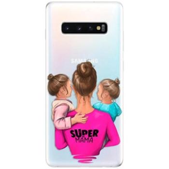 iSaprio Super Mama - Two Girls pro Samsung Galaxy S10+ (smtwgir-TPU-gS10p)