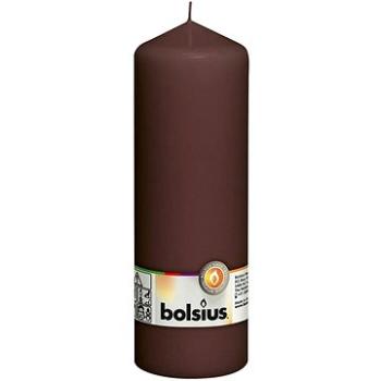 BOLSIUS svíčka klasická kaštanově hnědá 200 × 68 mm (8717847132895)