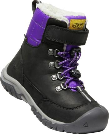 Keen GRETA BOOT WP CHILDREN black/purple Velikost: 29 dětské boty
