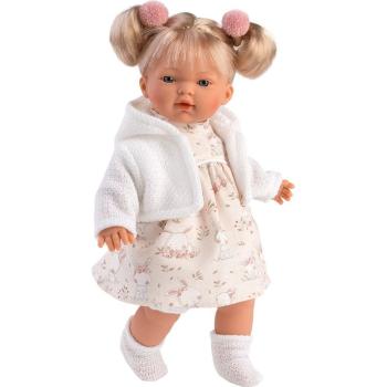 Llorens 33116 Roberta realistická panenka se zvuky a měkkým látkový tělem 33 cm