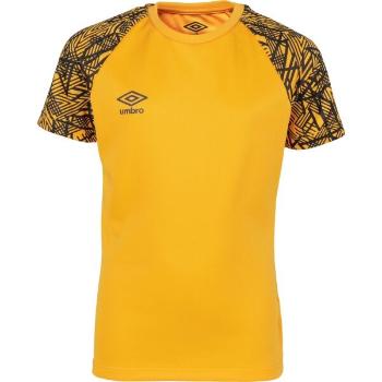 Umbro PRO TRAINING GRAPHIC JERSEY JNR Dětské sportovní triko, oranžová, velikost M