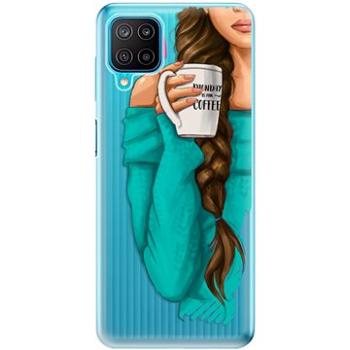 iSaprio My Coffe and Brunette Girl pro Samsung Galaxy M12 (coffbru-TPU3-M12)