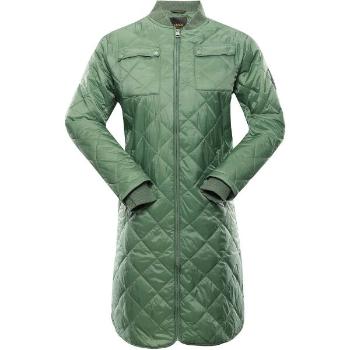 NAX LOZERA Dámský kabát, zelená, velikost M