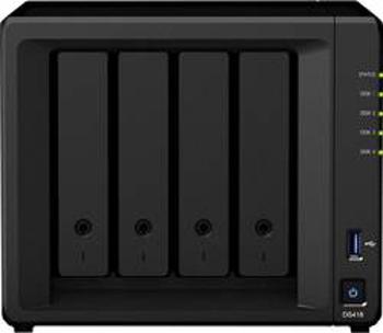 Skříň pro NAS server Synology DiskStation DS418 DS418, podpora videa 4K, přední USB 3.0 konektor