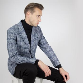 Kárované sako Slim Bucle Blazer – 46