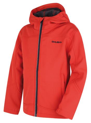 Husky Dětská softshell bunda Simbo K red Velikost: 164 dětská bunda