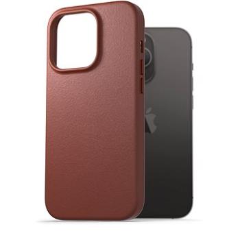 AlzaGuard Genuine Leather Case pro iPhone 14 Pro hnědé (AGD-GLC0003C)
