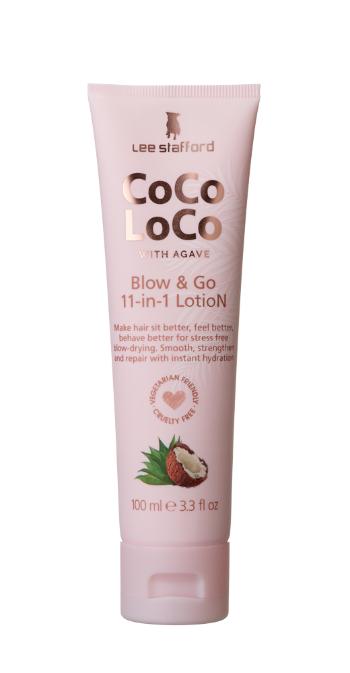 Lee Stafford CoCo LoCo Agave Blow & Go 11 in 1 Lotion vyživující mléko na vlasy, 100 ml