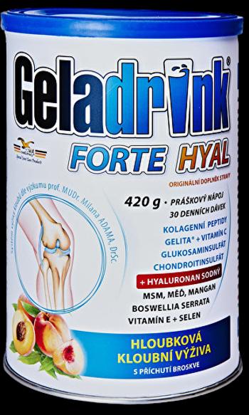 Geladrink FORTE HYAL Práškový nápoj broskev 420 g