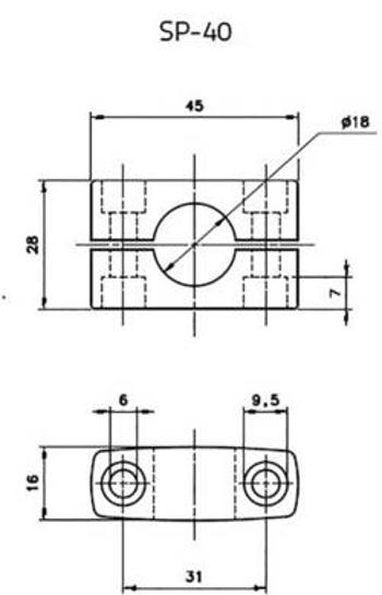 Držák Datalogic 95ACC1370, SP-40