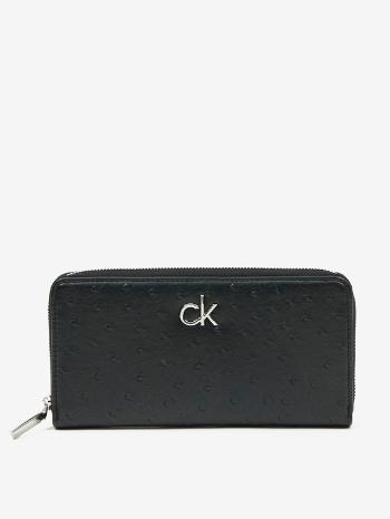 Calvin Klein Re-Lock Slim Peněženka Černá