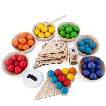 Ulanik Montessori dřevěná hračka “Sweet counting. Big” (4680136750954)