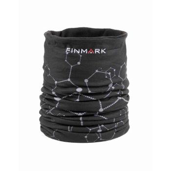 Finmark MULTIFUNCTIONAL SCARF WITH FLEECE Multifunkční šátek, černá, velikost