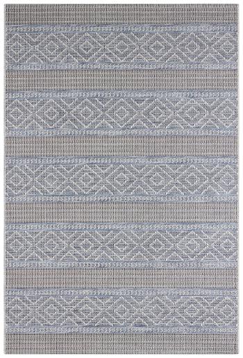 ELLE Decoration koberce Kusový koberec Embrace 103922 Cream/Blue z kolekce Elle - 115x170 cm Modrá