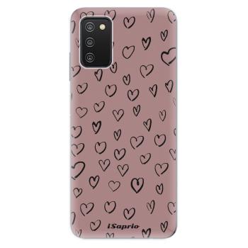 Odolné silikonové pouzdro iSaprio - Heart Dark - Samsung Galaxy A03s