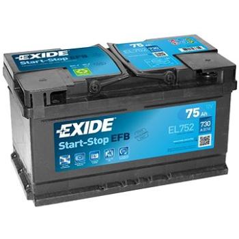 EXIDE START-STOP EFB 75Ah, 12V, EL752 (EL752)