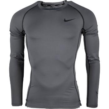 Nike NP DF TIGHT TOP LS M Pánské triko s dlouhým rukávem, tmavě šedá, velikost XL