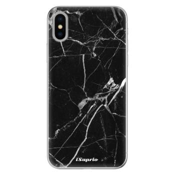 Odolné silikonové pouzdro iSaprio - Black Marble 18 - iPhone X