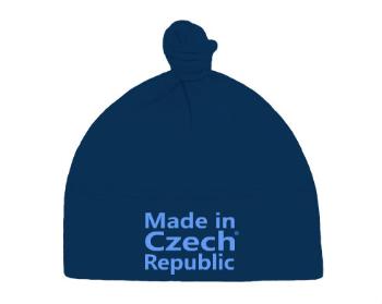 Dětská čepice s uzlem Made in Czech republic