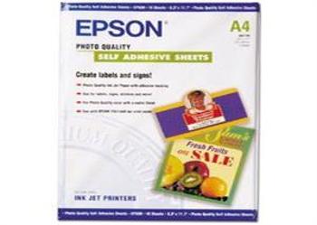 EPSON A4,Photo Quality Inkjet P. samolepící (10ks), C13S041106