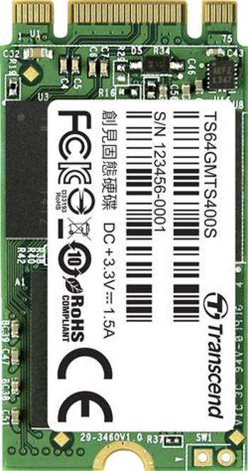 Interní SSD disk SATA M.2 2242 64 GB Transcend 400S Retail TS64GMTS400S M.2 SATA 6 Gb/s